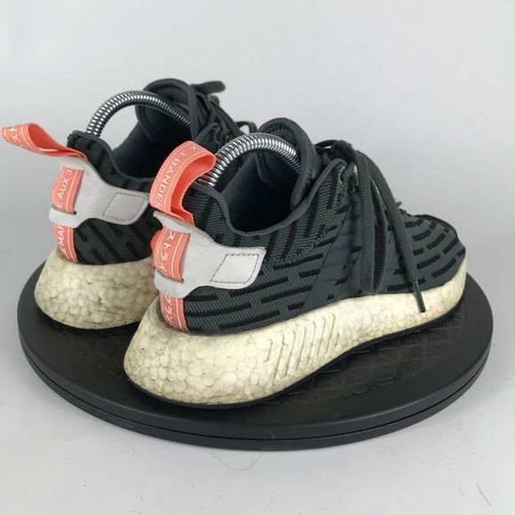 Adidas NMD R2 Green Athletic Running Shoes BA7259 Women’s Size 7 - Picture 5 of 12